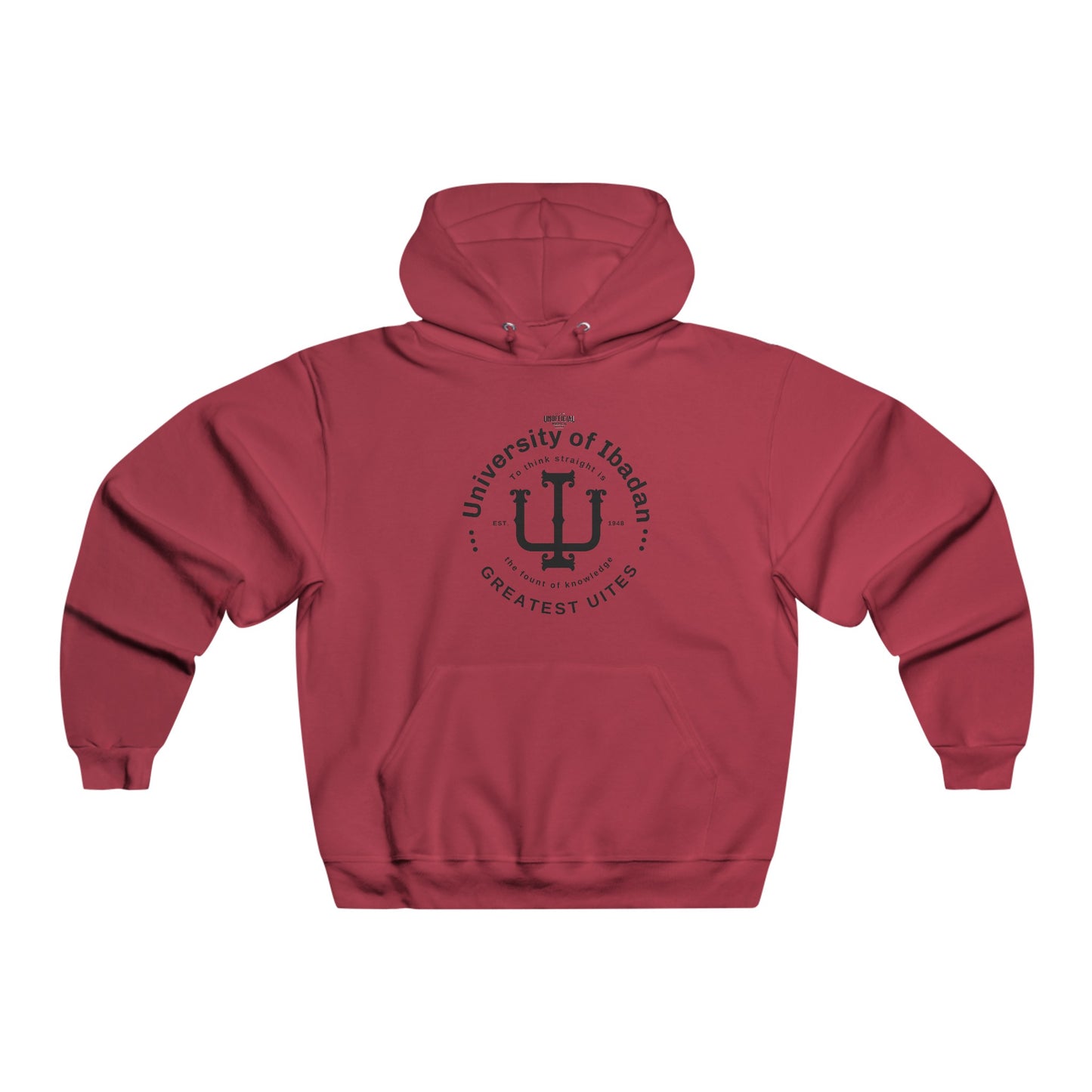 UI men's Hooded Sweatshirt